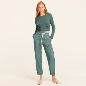 J. Crew - Eco Cupro Jogger Pant - Slate Green